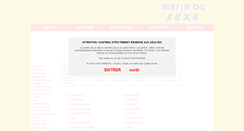 Desktop Screenshot of mafia-du-sexe.com